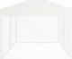 vidaXL Składany namiot imprezowy ze ściankami, biały, 3x6 m 4