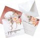 ZAPROSZENIA na 30 urodziny Glittery Flowers 10szt (+koperty) 1