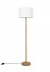 Lampa podłogowa DELIGHT Trio Korba 401200101 lampa stojąca podłogowa 1x60W E27 drewno 1