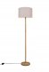 Lampa podłogowa DELIGHT Trio Korba 401200101 lampa stojąca podłogowa 1x60W E27 drewno 2