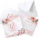 ZAPROSZENIA na 18 urodziny Rosegold Flowers 10szt (+koperty) 1
