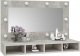 vidaXL Szafka z lustrem i oświetleniem LED, szary beton, 90x31,5x62 cm 9