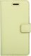 Surazo Skórzane etui na telefon Wallet case - Pastel Cytrynowy Oppo Reno 4Z 5G 5