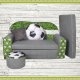 Galeriatrend Sofa kanapa dla dzieci rozkładana Football 1