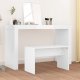 vidaXL Stołek do toaletki, biały, 70x35x45 cm, materiał drewnopochodny 1