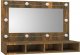 vidaXL Szafka z lustrem i LED, przydymiony dąb, 90x31,5x62 cm 2