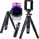 4kom.pl Uchwyt statyw na telefon z lampką LED Tripod z oświetleniem 1