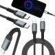 Kabel USB Qoltec USB-C - USB-C 1.5 m Czarno-biały (52358) 9