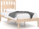 vidaXL Rama łóżka, lite drewno sosnowe, 90x190 cm, pojedyncza 2