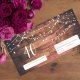 ZAPROSZENIA na 40 urodziny Rustic rustykalne 10szt (+koperty) 2