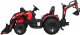 Ramiz Pojazd Traktor Z Przyczepą 720-T Czerwony 19