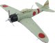 Piececool Piececool Puzzle Metalowe Model 3D - Samolot Mitsubishi A6M Zero 1