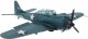 Piececool Piececool Puzzle Metalowe Model 3D - Samolot Bombowiec SBD Dauntless 2