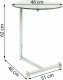 Kare Design KARE stolik EASY LIVING 46 transparentny 8
