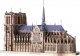 Piececool Piececool Puzzle Metalowe Model 3D - Katedra Notre Dame 1