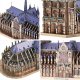 Piececool Piececool Puzzle Metalowe Model 3D - Katedra Notre Dame 8