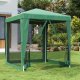 vidaXL vidaXL Namiot imprezowy z 4 ścianami z siatki, zielony, 2x2 m, HDPE 1