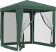 vidaXL vidaXL Namiot imprezowy z 4 ścianami z siatki, zielony, 2x2 m, HDPE 2