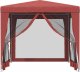 vidaXL vidaXL Namiot z 4 ścianami z siatki, czerwony, 2,5x2,5 m, HDPE 3