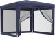 vidaXL vidaXL Namiot imprezowy z 4 ścianami z siatki, niebieski, 3x3 m, HDPE 2