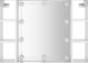 vidaXL vidaXL Szafka z lustrem i LED, biała z połyskiem, 76x15x55 cm 7