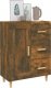 vidaXL Komoda, przydymiony dąb, 69,5x34x90 cm 4