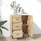 vidaXL vidaXL Komoda, dąb sonoma, 69,5x34x90 cm, materiał drewnopochodny 3
