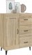 vidaXL vidaXL Komoda, dąb sonoma, 69,5x34x90 cm, materiał drewnopochodny 4