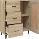 vidaXL vidaXL Komoda, dąb sonoma, 69,5x34x90 cm, materiał drewnopochodny 6