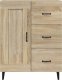 vidaXL vidaXL Komoda, dąb sonoma, 69,5x34x90 cm, materiał drewnopochodny 7