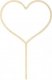 PartyDeco Topper drewniany Serce, 23cm one size 1