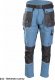 Polstar A6SP - SEVEN KINGS SPODNIE DO PASA PRO NIEBIESKIE, BAWEŁNA/POLIESTER/SPANDEX (57% / 40% / 3%), 300G/M2 - niebiesko-czarny 58 1