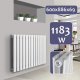 Aquamarin Aquamarin Grzejnik Poziomy, 600 x 886 x 69 mm 2