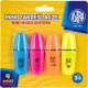 Astra Zakreślacze Mini 4 szt blister Astra 1