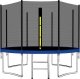 Springos Osłona na sprężyny z siatką do trampoliny zewnętrzną 10FT 300/305/312 cm niebieska UNIWERSALNY 11