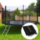 Springos Osłona na sprężyny z siatką do trampoliny zewnętrzną 10FT 300/305/312 cm niebieska UNIWERSALNY 12
