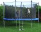 Springos Osłona na sprężyny z siatką do trampoliny zewnętrzną 10FT 300/305/312 cm niebieska UNIWERSALNY 19