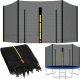 Springos Osłona na sprężyny z siatką do trampoliny zewnętrzną 10FT 300/305/312 cm niebieska UNIWERSALNY 16