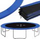 Springos Osłona na sprężyny z siatką do trampoliny zewnętrzną 10FT 300/305/312 cm niebieska UNIWERSALNY 30