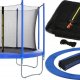 Springos Osłona na sprężyny z siatką do trampoliny wewnętrzną 10FT 300/305/312 cm niebieska UNIWERSALNY 1