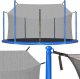 Springos Osłona na sprężyny z siatką do trampoliny wewnętrzną 10FT 300/305/312 cm niebieska UNIWERSALNY 10