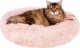 Springos Legowisko dla kota 60cm, pluszowe posłanie dla kota brudny róż UNIWERSALNY 1