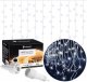 Springos Kurtyna świetlna 1000 led girlanda, lampki wewnętrzno-zewnętrzne sople zimny biały z flash UNIWERSALNY 1