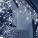 Springos Kurtyna świetlna 1000 led girlanda, lampki wewnętrzno-zewnętrzne sople zimny biały z flash UNIWERSALNY 4