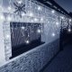 Springos Kurtyna świetlna 1000 led girlanda, lampki wewnętrzno-zewnętrzne sople zimny biały z flash UNIWERSALNY 5