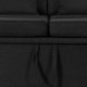 Elior 4-osobowa rozkładana czarna sofa - Arbre 4X 8