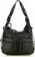 Marco Mazzini MARCO MAZZINI Miejska torebka plecak skórzana convertible leather bag czarny 1