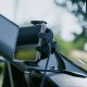 4kom.pl Uchwyt samochodowy holder uniwersalny klips do telefonu smartfona na deskę/ kokpit Czarny 7