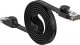 Baseus Baseus Speed Six kabel sieciowy płaski RJ45 1000Mbps 1.5m czarny (WKJS000001) 1