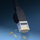 Baseus Baseus Speed Six kabel sieciowy płaski RJ45 1000Mbps 1.5m czarny (WKJS000001) 7
